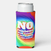 Funny Krawatte-Dye Es wurden keine Regenbogen ... Selters Dosenkühler (Seltzer Vorderseite)