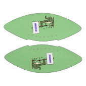 Funny Krocodil-Alarm mit Schild Cartoon Football (Paneele)