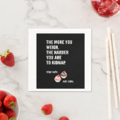 Funny: Kuchen Papier Servietten. Cupcake Spaß. Serviette (Beispiel)