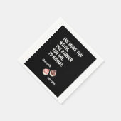 Funny: Kuchen Papier Servietten. Cupcake Spaß. Serviette (Ecke)