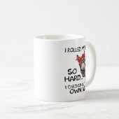 Funny Kuh Heifer ich meine Augen so hart gerollt Kaffeetasse (VorderseiteRechts)