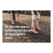 Funny Kuh Meme mit niedlichen Bildern mit lustigen Poster (Vorderseite)