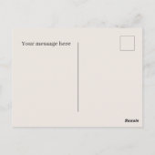 Funny Kuh Ratschlag Wort Kunst Land Postkarte (Rückseite)