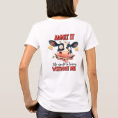 Funny Kuh T - Shirt (Rückseite)