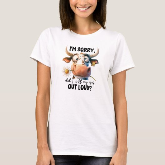 Funny Kuh T - Shirt (Vorderseite)