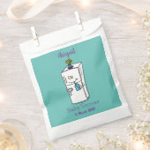 Funny Kühlschrank Cartoon Illustration Geschenktütchen (Ausgeschnitten)