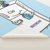 Funny Kühlschrank Cartoon Illustration Sherpadecke (3/4)