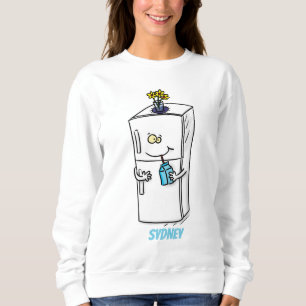 Funny Kühlschrank Cartoon Illustration Sweatshirt
