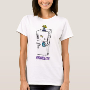 Funny Kühlschrank Cartoon Illustration T-Shirt