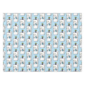 Funny Kühlschrank Cartoon Illustration Tischdecke (Vorderseite (Horizontal))