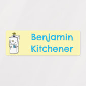 Funny Kühlschrank Cartoon personalisiert Etiketten (Design 2)