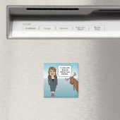 Funny Kühlschrankmagnet: Sarah Palin sieht Russlan Magnet (In Situ (Geschirrspüler))