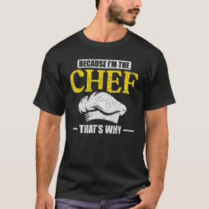 Funny Kulinarische Koch Koch Hat Food Cooking Hobb T-Shirt
