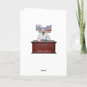 Funny Lab Chemistry Graduate Karte (Rückseite)