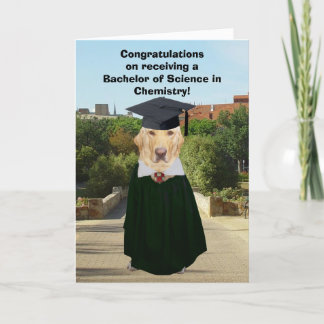 Funny Lab Chemistry Graduate Karte