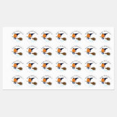Funny Labels mit Halloween Hexenkürbis Etiketten (Blatt)