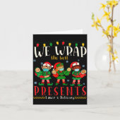 Funny Labor And Delivery Nurse Christmas Design Karte (Gelbe Blume)