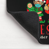 Funny Labor And Delivery Nurse Christmas Design Mousepad (Ecke)