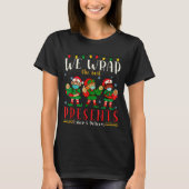 Funny Labor And Delivery Nurse Christmas Design T-Shirt (Vorderseite)