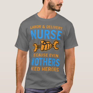 FUNNY Labor & Delivery Nurse Night Shift Krankensc T-Shirt