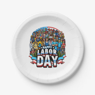 Funny Labour Day Happy American Labour Day Pappteller