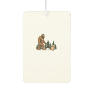 Funny Labradoodle Bigfoot Dog Walking Dog Mama Vat Autolufterfrischer