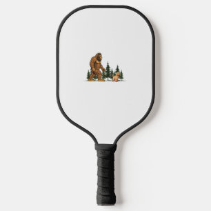 Funny Labradoodle Bigfoot Dog Walking Dog Mama Vat Pickleball Schläger