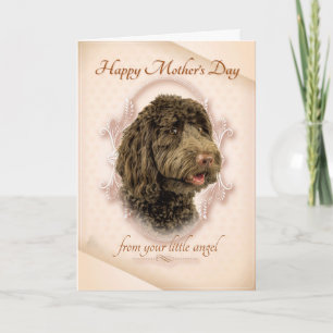 Funny Labradoodle Muttertagskarte Karte