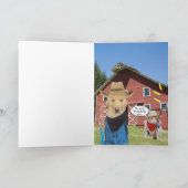 Funny Labrador Bauer Geburtstag Karte (Innenseite)