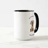 Funny Labrador "Beware of the Ruff"  Tasse (VorderseiteRechts)