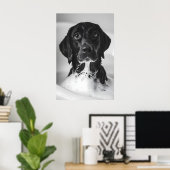 Funny Labrador Bubble Bath Print, Quirky Bathroom Poster (Heimbüro)