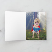 Funny Labrador individuell einstellbar machen gut Karte (Innenseite)