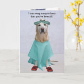 Funny Labrador individuell einstellbar machen gut Karte (Gelbe Blume)