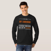 Funny Labrador Lover T-Shirt - Spaß mit Beiß! (Vorne ganz)
