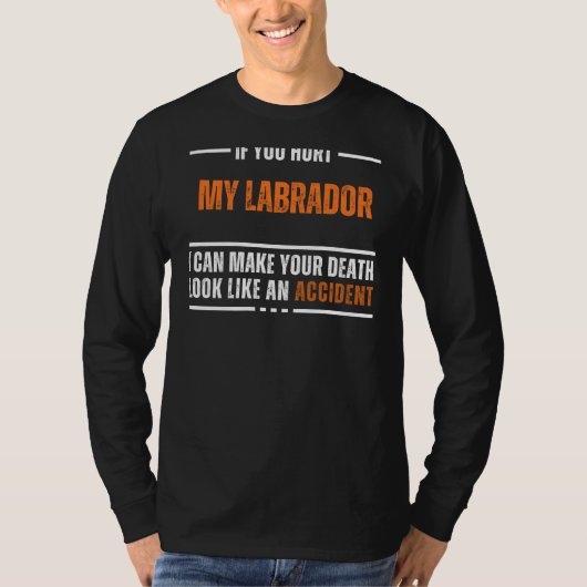 Funny Labrador Lover T-Shirt - Spaß mit Beiß! (Vorderseite)