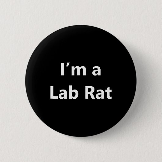 Funny Labrador Rat Halloween Costume Vortäuschung Button (Vorderseite)