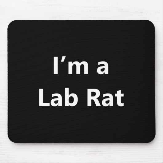 Funny Labrador Rat Halloween Costume Vortäuschung Mousepad (Vorne)