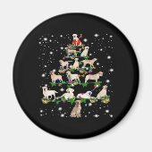 Funny Labrador Retriever Christmas Tree Classic T- Magnet (Vorne)