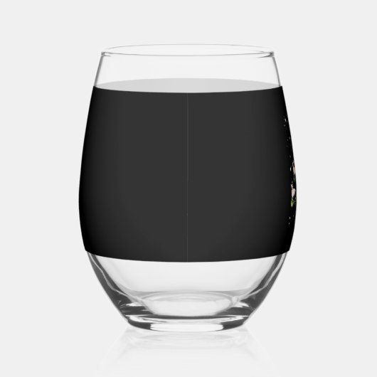 Funny Labrador Retriever Christmas Tree Classic T- Weinglas Ohne Stiel (Rechts)