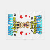 Funny Labrador Retriever Design For Dog Owner  Fleecedecke (Vorderseite (Horizontal))