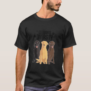 Funny Labrador Retriever Men Women Celebrate Diver T-Shirt