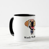 Funny Labrador Retriever Tasse (Vorderseite Links)