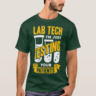 Funny Labrador Tech Labortechniker Geschenk T-Shirt