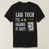 Funny Labrador Tech Labortechniker Labrador Techno T-Shirt (Design vorne)