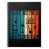 Funny Labrador Tech Labortechniker Notizblock (Vorderseite)