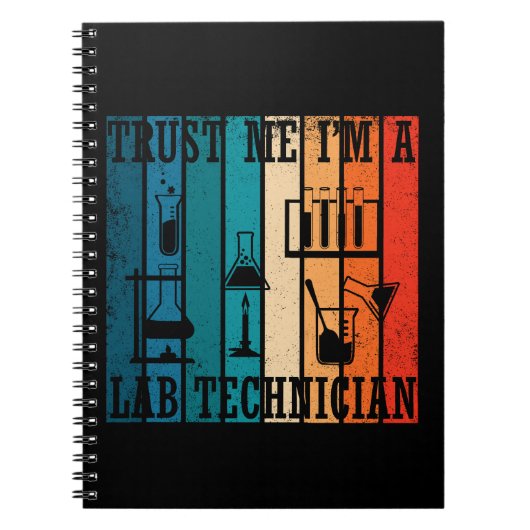Funny Labrador Tech Labortechniker Notizblock (Vorderseite)