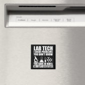 Funny Labrador tech zitiert Labortechniker Spaß Magnet (In Situ (Geschirrspüler))