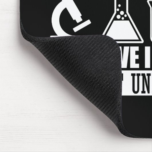 Funny Labrador tech zitiert Labortechniker Spaß Mousepad (Ecke)