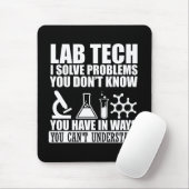 Funny Labrador tech zitiert Labortechniker Spaß Mousepad (Mit Mouse)