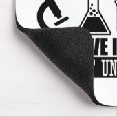 Funny Labrador tech zitiert Labortechniker Spaß Mousepad (Ecke)